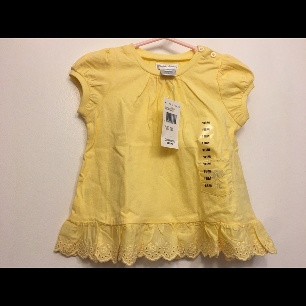 Ralph Lauren top, girl size 18 Months